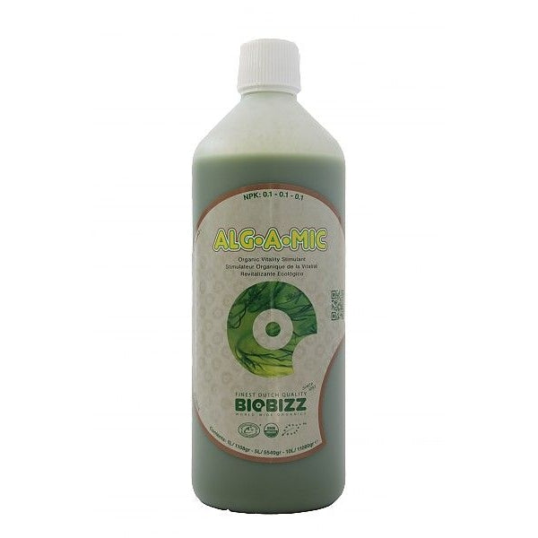 Algamic by biobizz fertilizzante biologico per crescita e fioritura 