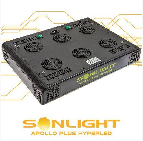 LED COLTIVAZIONE INDOOR: SONLIGHT APOLLO PLUS HYPERLED 6 (96X3W) 288W Lampada a LED di nuova generazione per coltivazione indoor