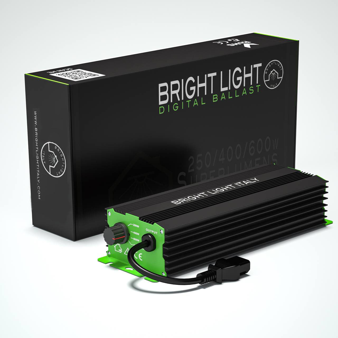 Kit 10x ADJUST-A-WING MEDIUM + Ballast DIMMER 600W BRIGHT LIGHT + BULBI HPS AGRO