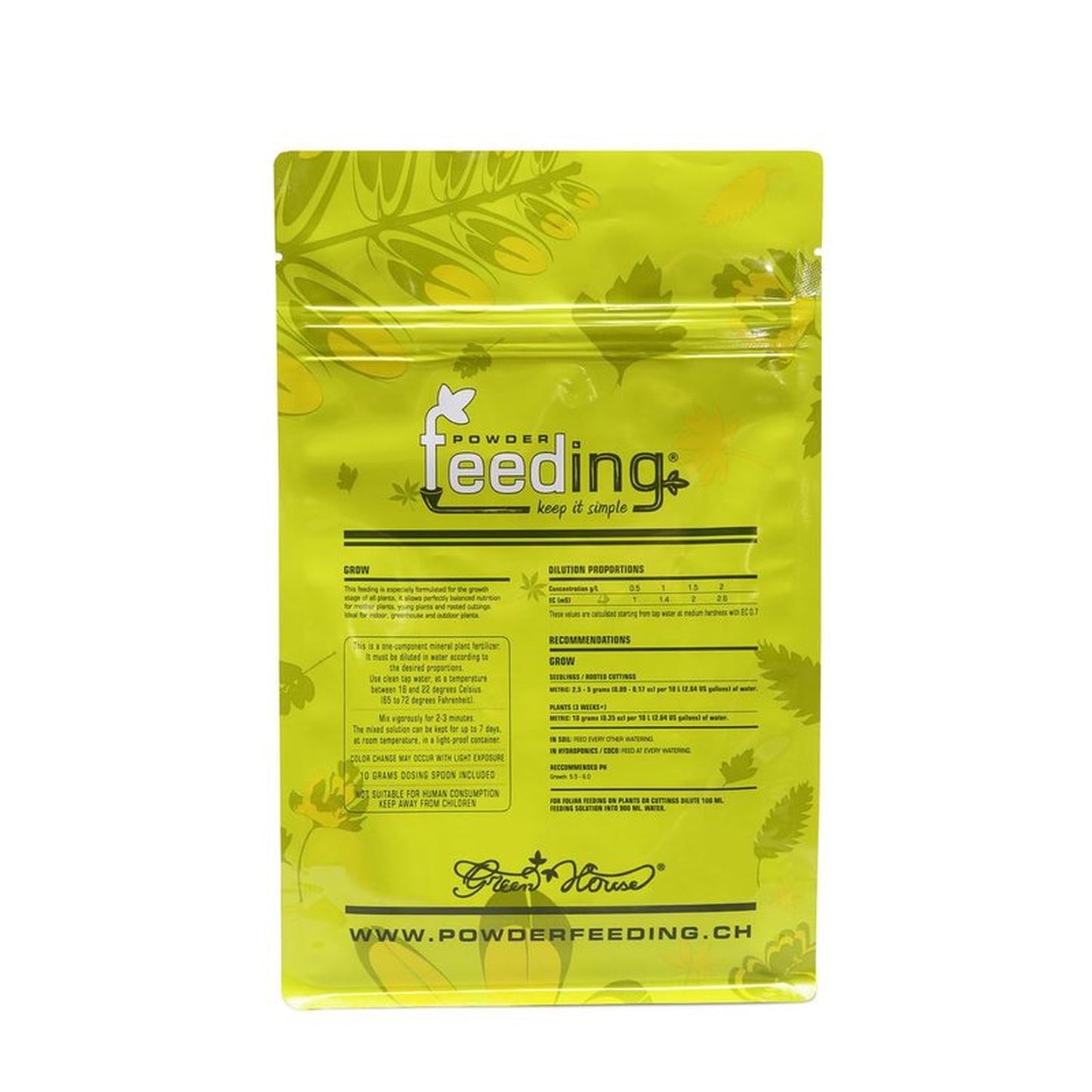 GREEN HOUSE - Powder Feeding GROW 500g