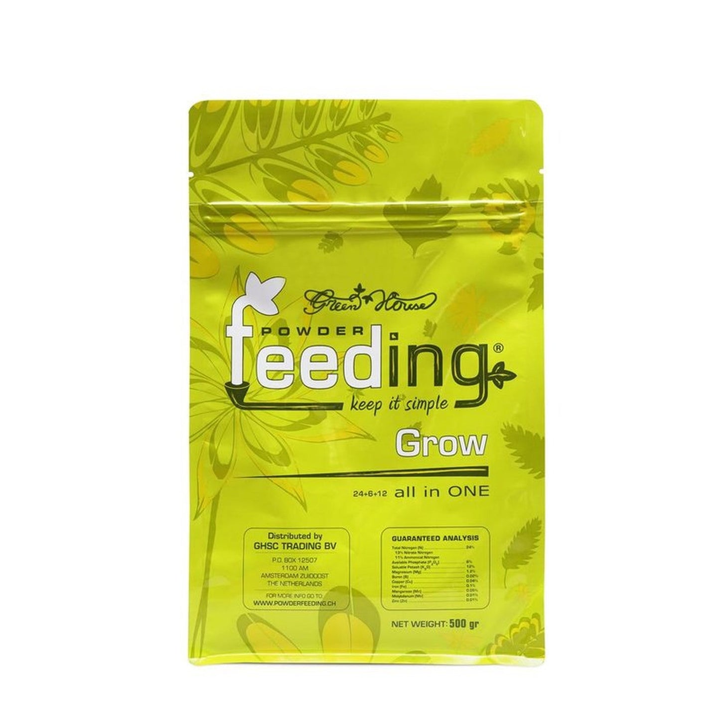 GREEN HOUSE - Powder Feeding GROW + BLOOM 500g