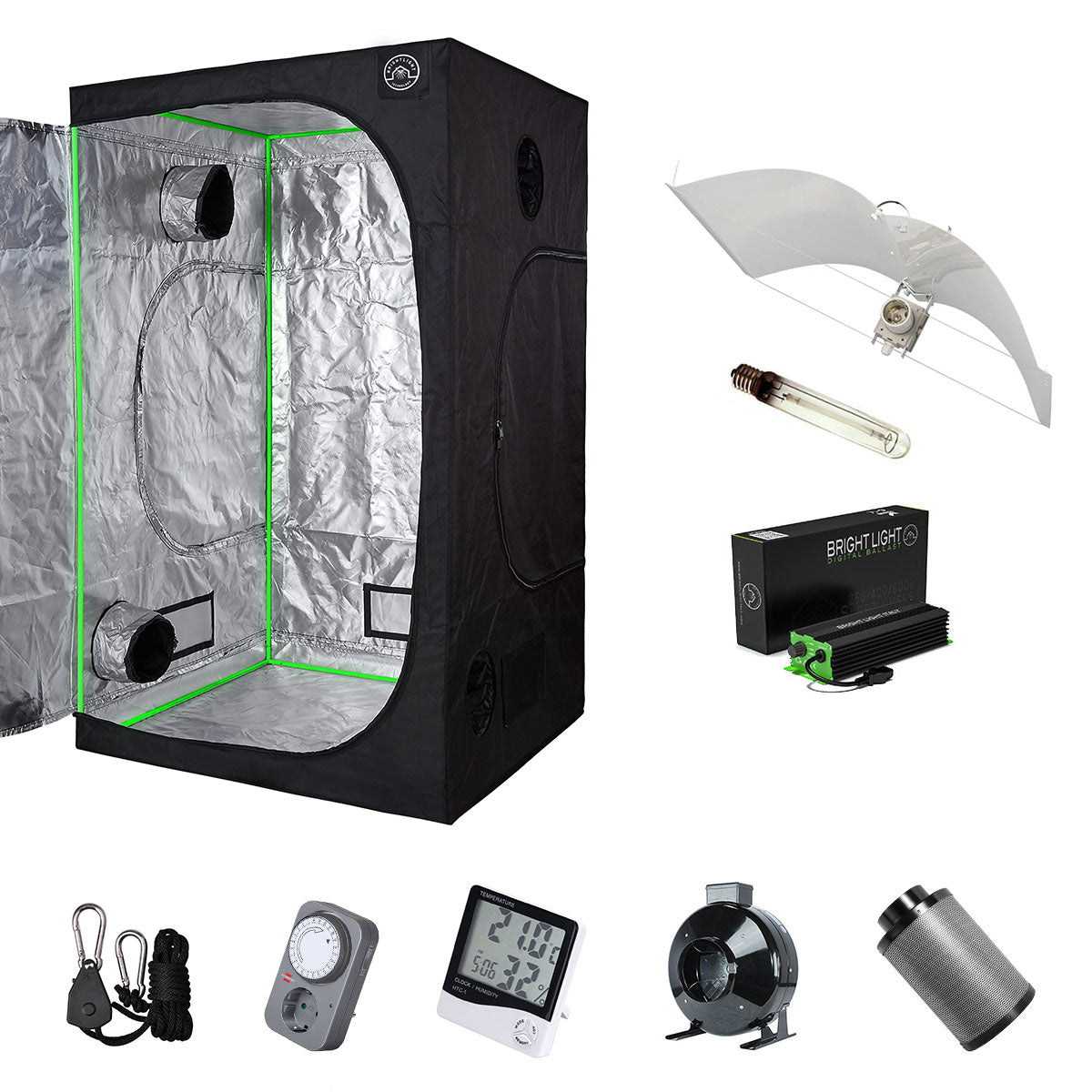 Growbox Completo PRO 150X150X200 - 600W HPS DIMMERABILE