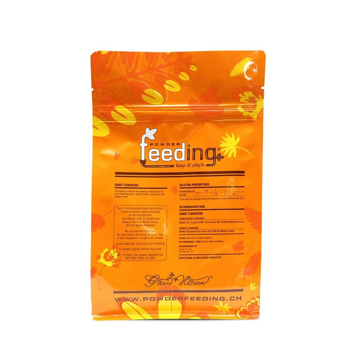 GREEN HOUSE - Powder Feeding GROW + BLOOM 500g