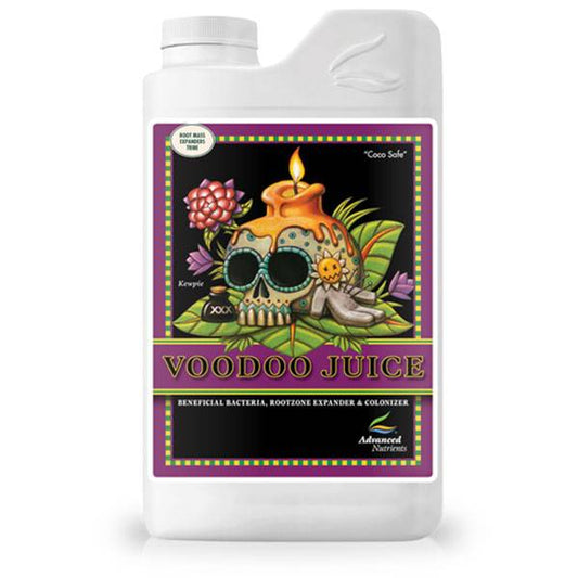 VOODOO JUICE STIMOLATORE RADICANTE - ADVANCED NUTRIENTS  Voodoo Juice Advanced Nutrients stimola le radici con diverse specie di batteri benefici