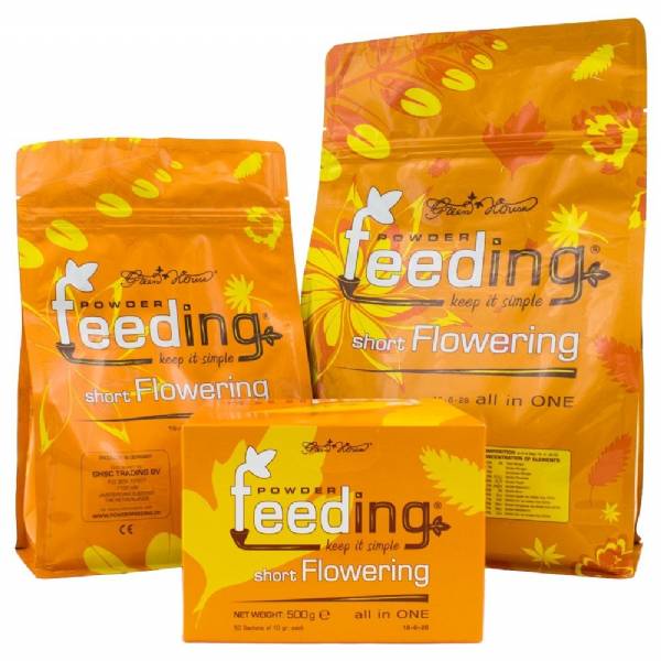 GREEN HOUSE - Powder Feeding SHORT FLOWERING 500g